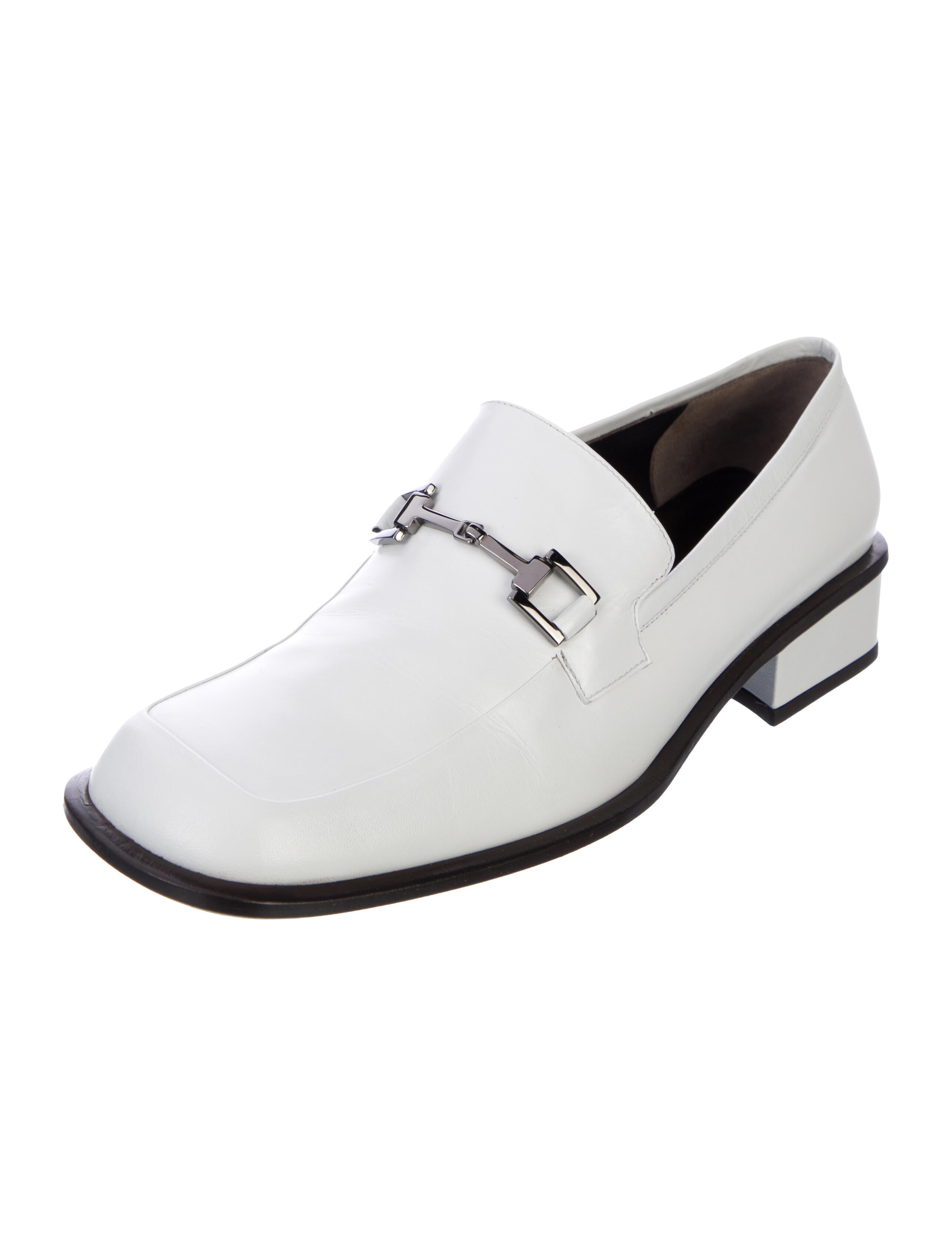 Gucci Horsebit Accent Leather Loafers